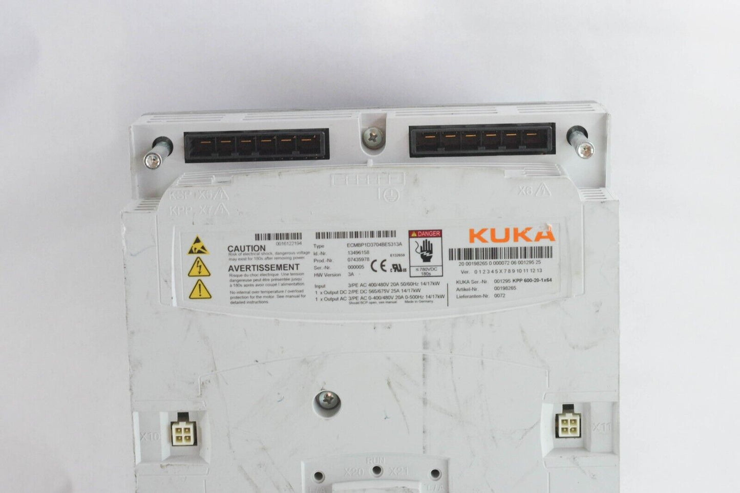 KUKA KPP 600-20-1x64 ECMBP1D3704BE5313A 13496158 07435978 Servo - Parts / Repair