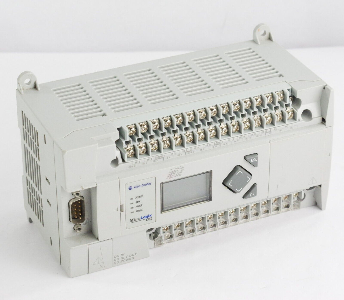 Allen Bradley 1766-L32BXB Ser B MicroLogix 1400 32-Pt I/O 24VDC Logic Controller