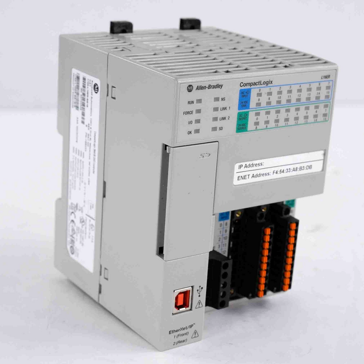 Allen-Bradley 1769-L16ER-BB1B /B CompactLogix L16ER Controller 1769L16ERBB1B