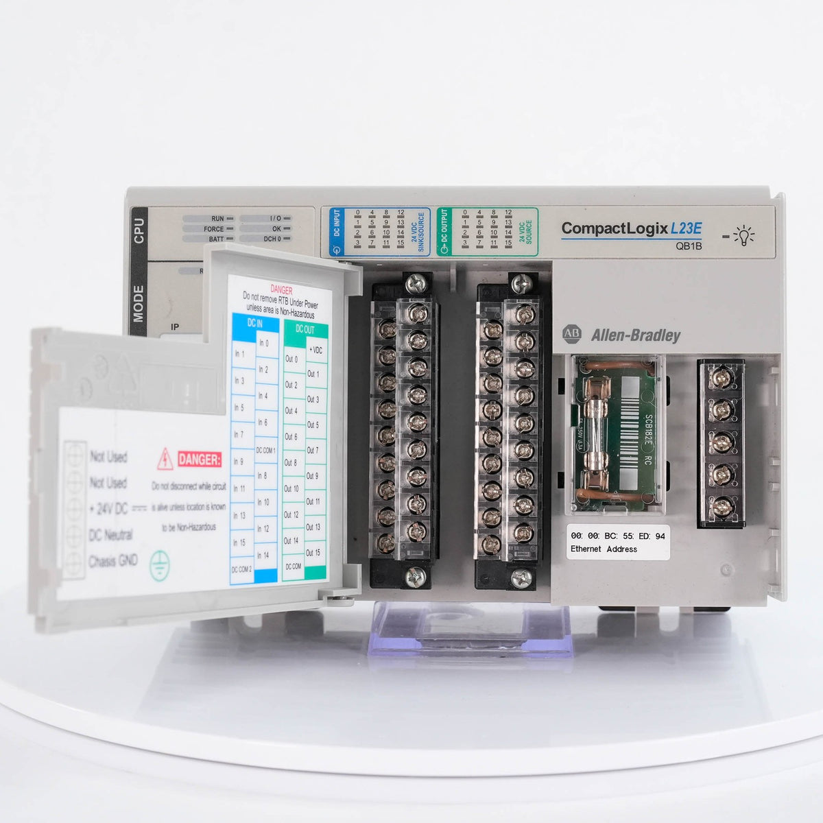 Allen Bradley 1769-L23E-QB1B CompactLogix EtherNet Processor 24VDC 1769L23EQB1B