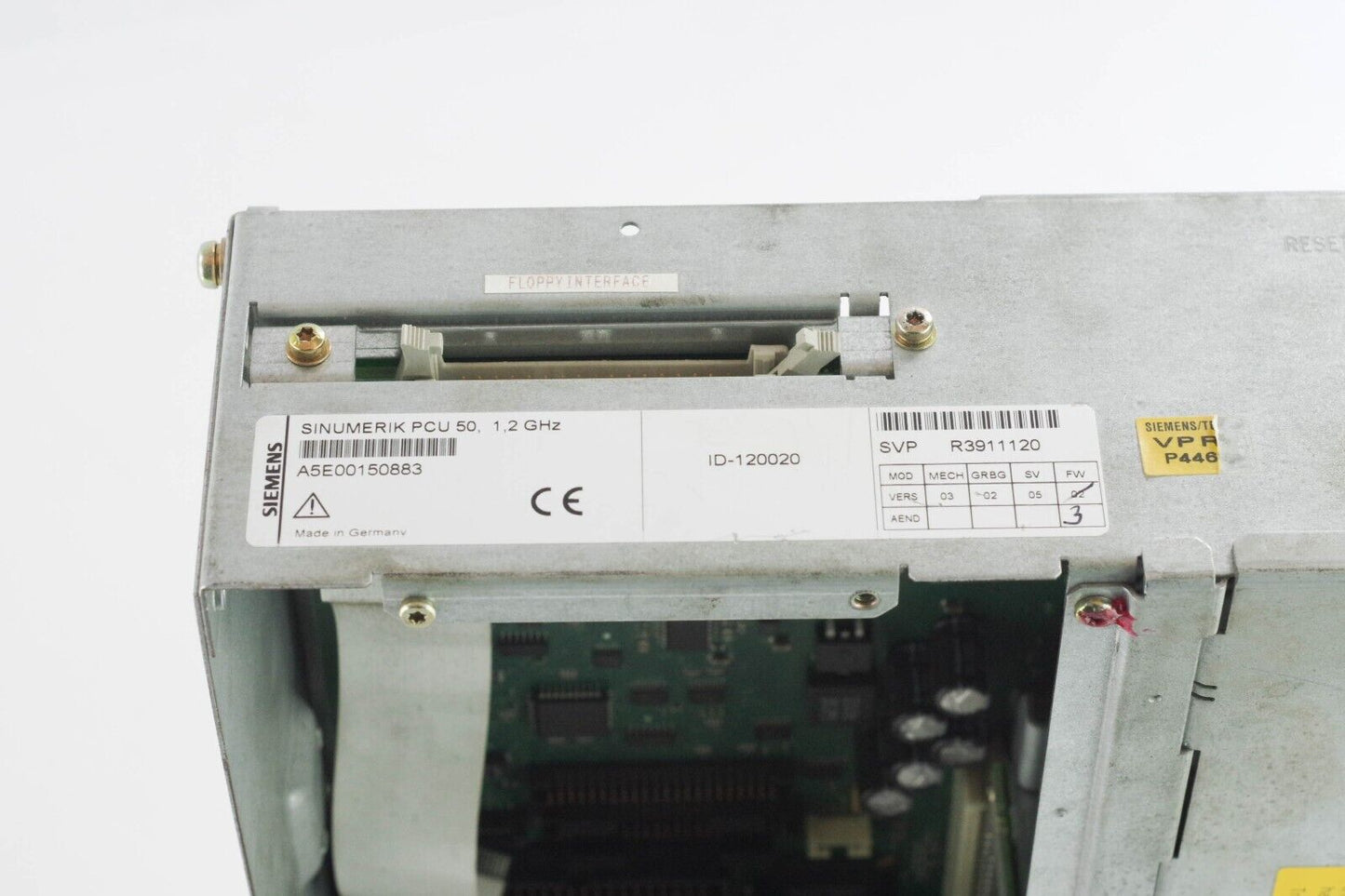 SIEMENS 6FC5210-0DF22-2AA0 Industrial Sinumerik PCU 50 Version D - No HD / Cover