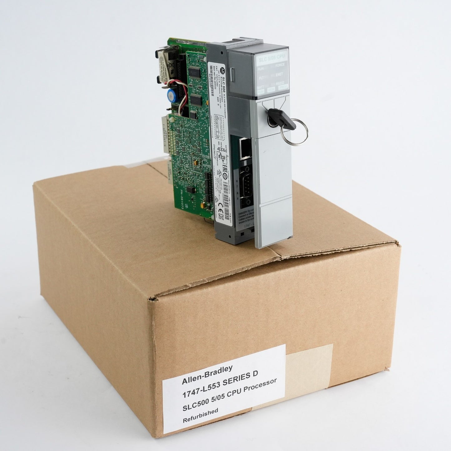Allen Bradley 1747-L553 /D SLC 500 5/05 CPU Processor 1747L553 Ser D Refurbished