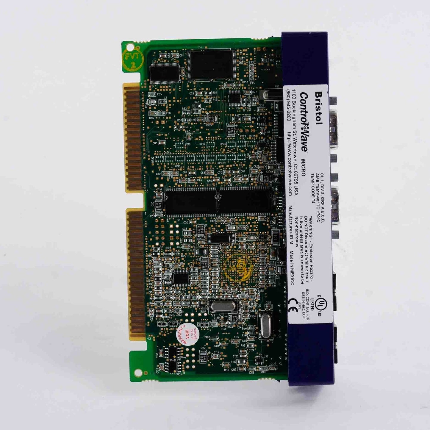 Bristol 396879-11-0 /D CPU Module Ethernet 240mA ControlWave Micro 396879110