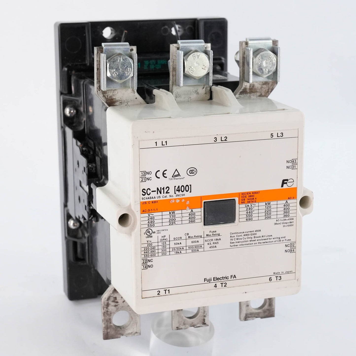Fuji Electric Sc-N12 Super Rapid Fuse 500V 50A 3NC5H 100kA AC/DC Fuse