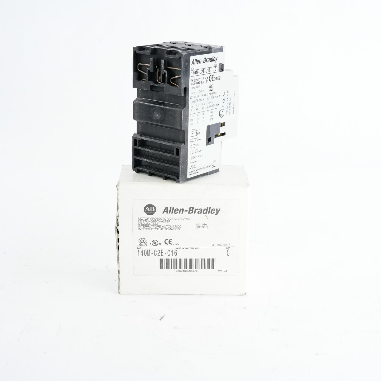 Allen Bradley 140M-C2E-C16 /C Motor Circuit Protector Breaker - Open Box