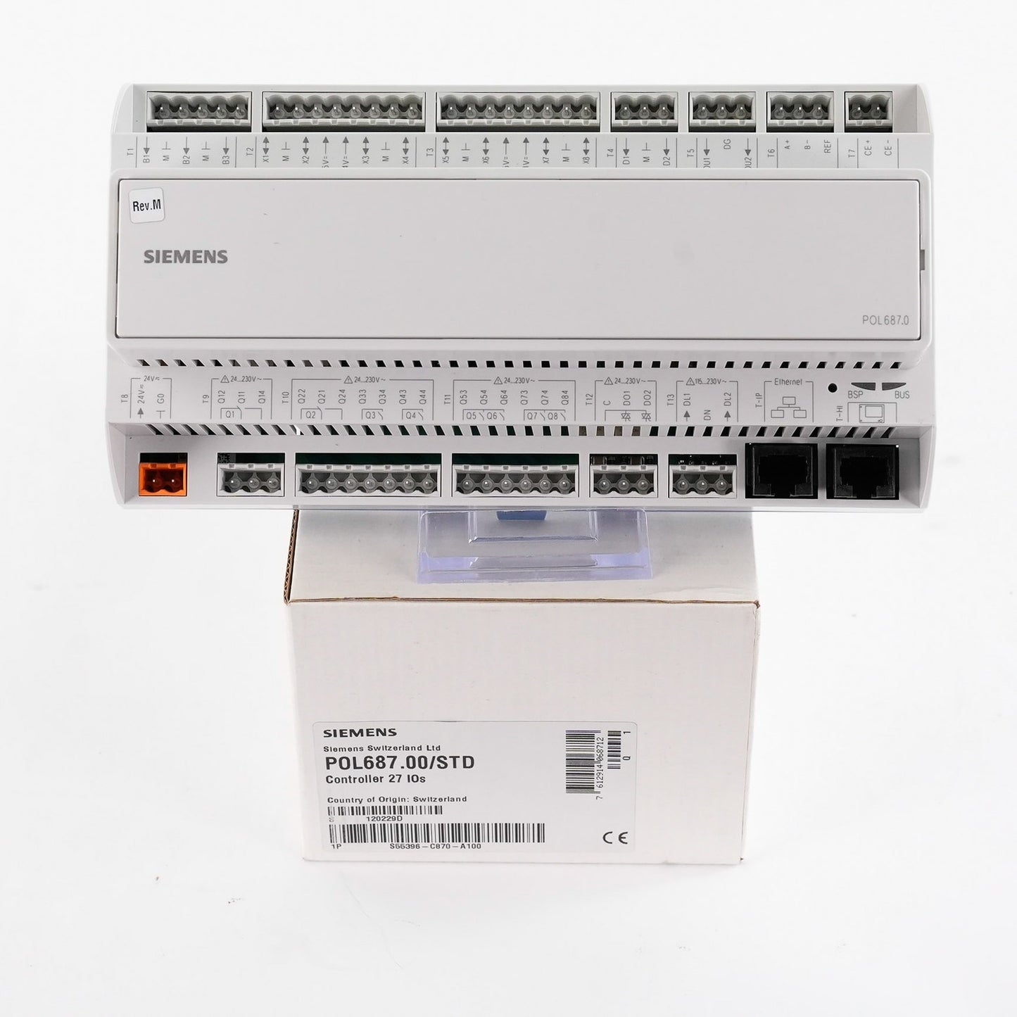 Siemens POL687.00/STD RAS B S55396-C870-A100 Controller Germany - Used
