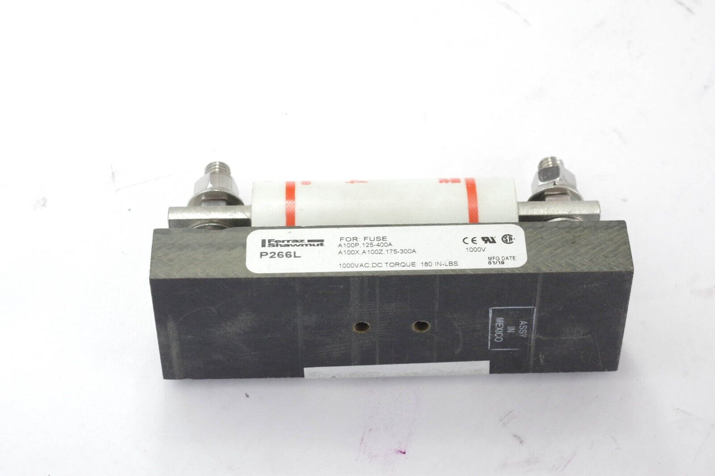 MERSEN A100P125-4 / A100P1254 Form 101 Fuse With Holder - No Box