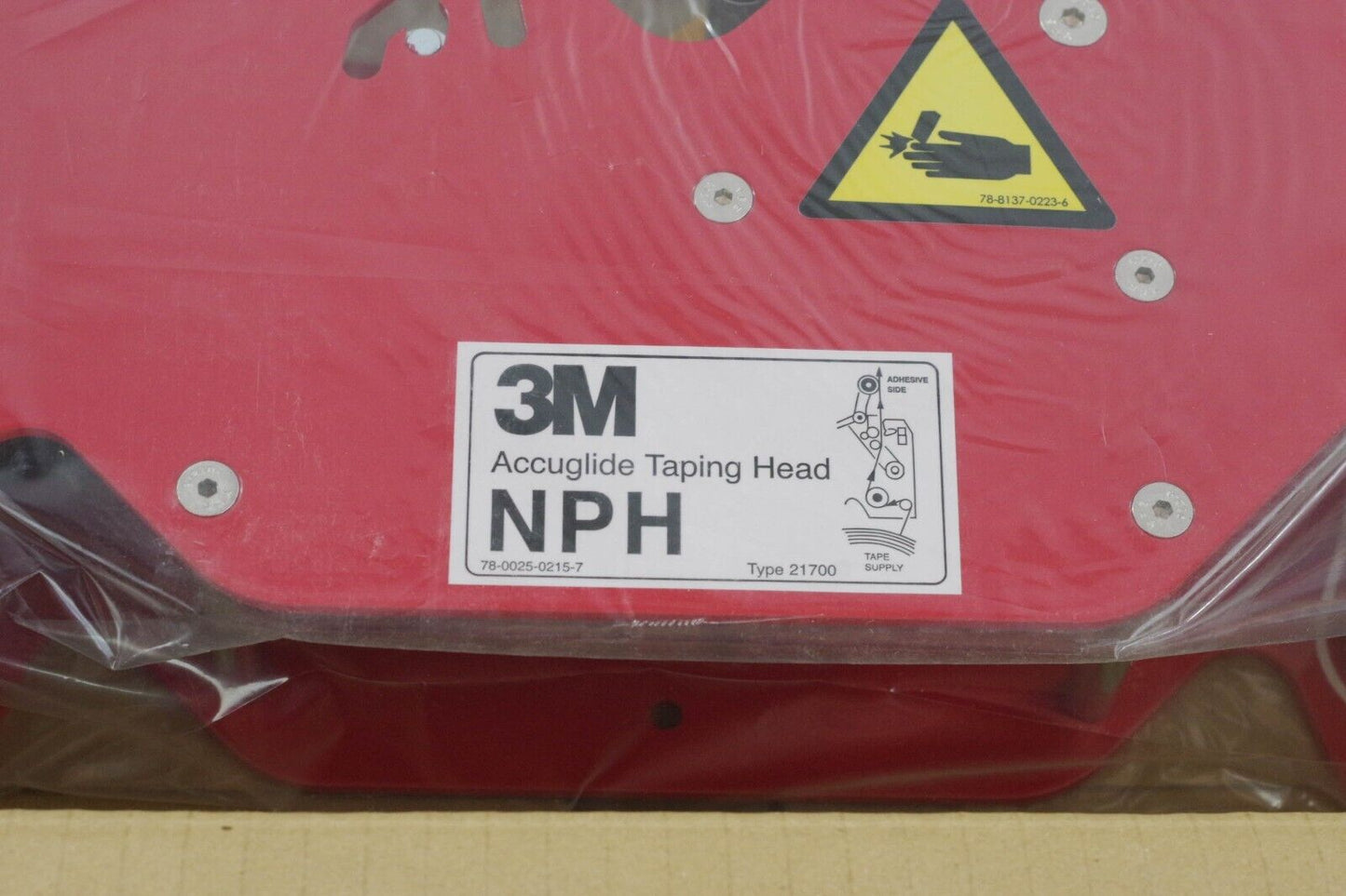 3M AccuGlide NPH Taping Head 2in Lower 21700 78-0025-0215-7 / 70-0075-0676-2