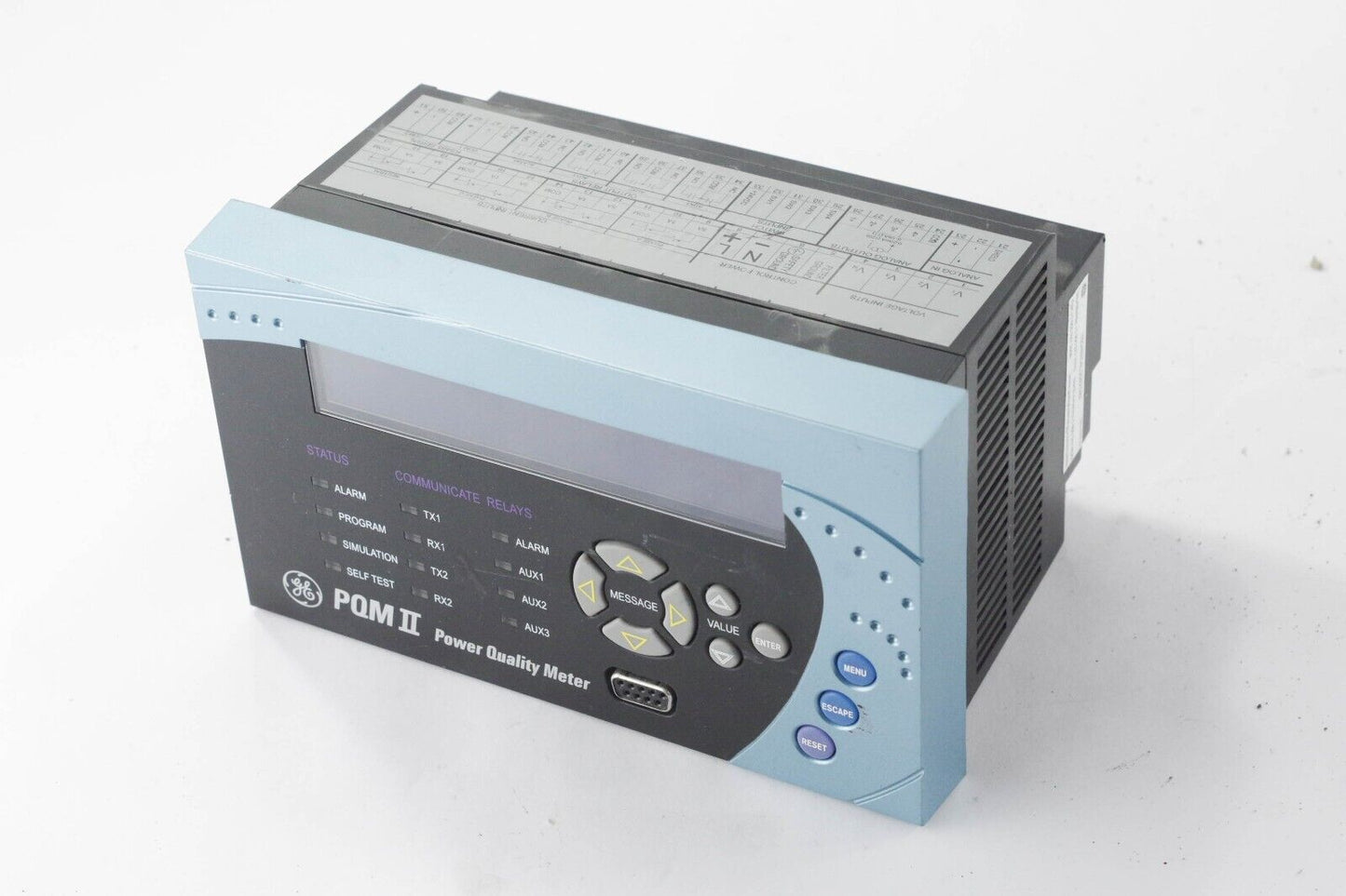 GE Power Quality Meter PQMII-T20-C-A / PQMI I-T20-C-A 73D224C4.000