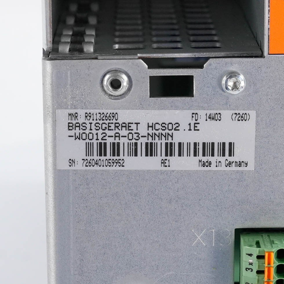 Bosch Rexroth HCS02.1E-W0012-A-03-NNNN IndraDrive Cs AC Drive 12A 200-500V