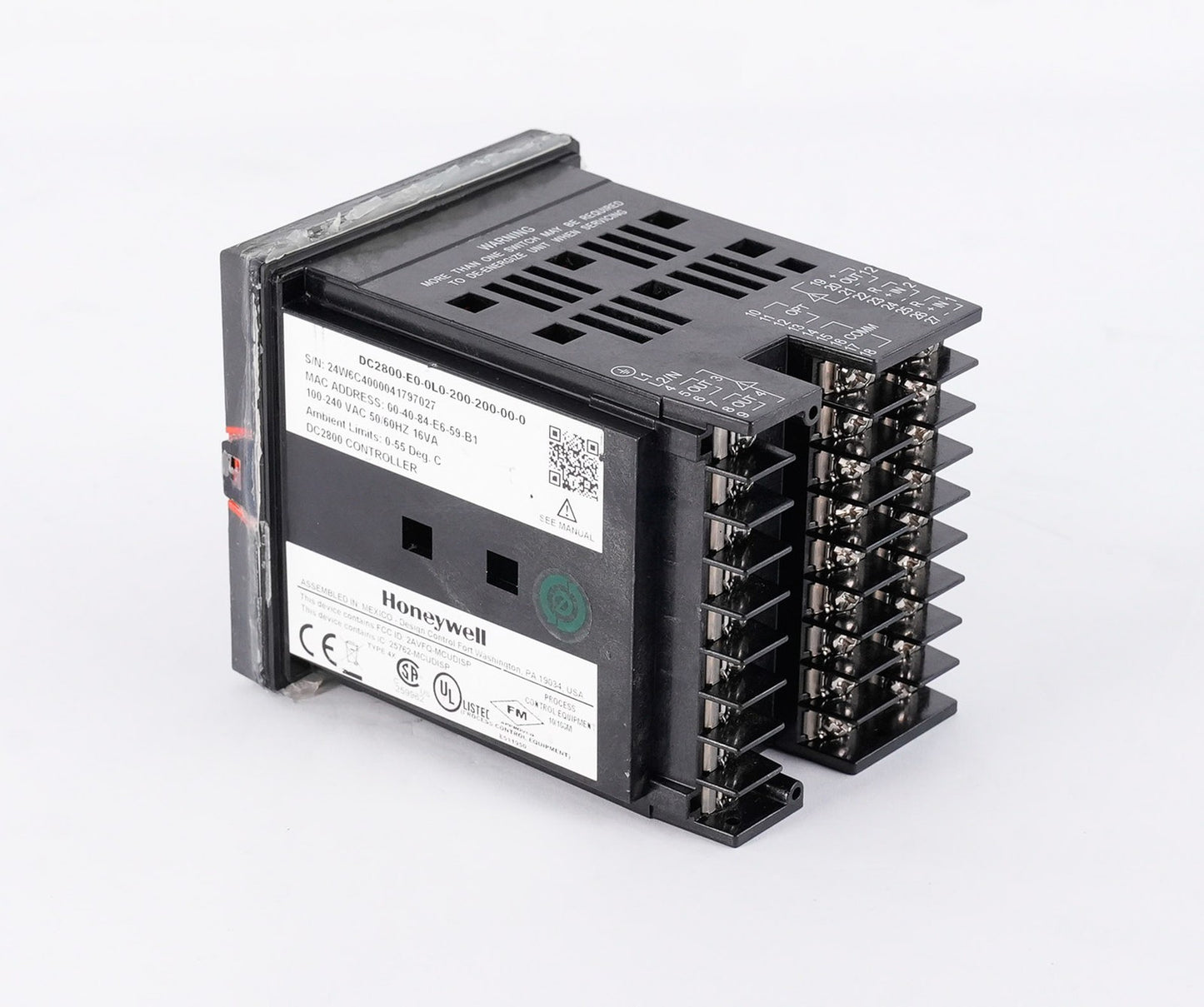Honeywell DC2800-E0-0L0-200-200-00-0 DC2800 Controller 100-240VAC 16VA 50/60Hz