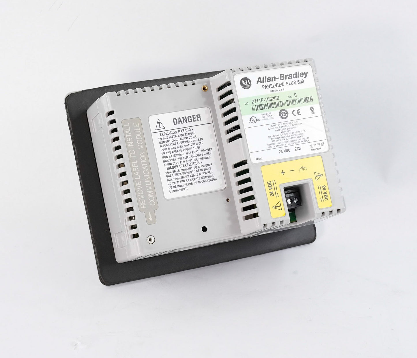 Allen Bradley 2711P-T6C20D /C PanelView Plus 600 Color Touch 2711PT6C20D
