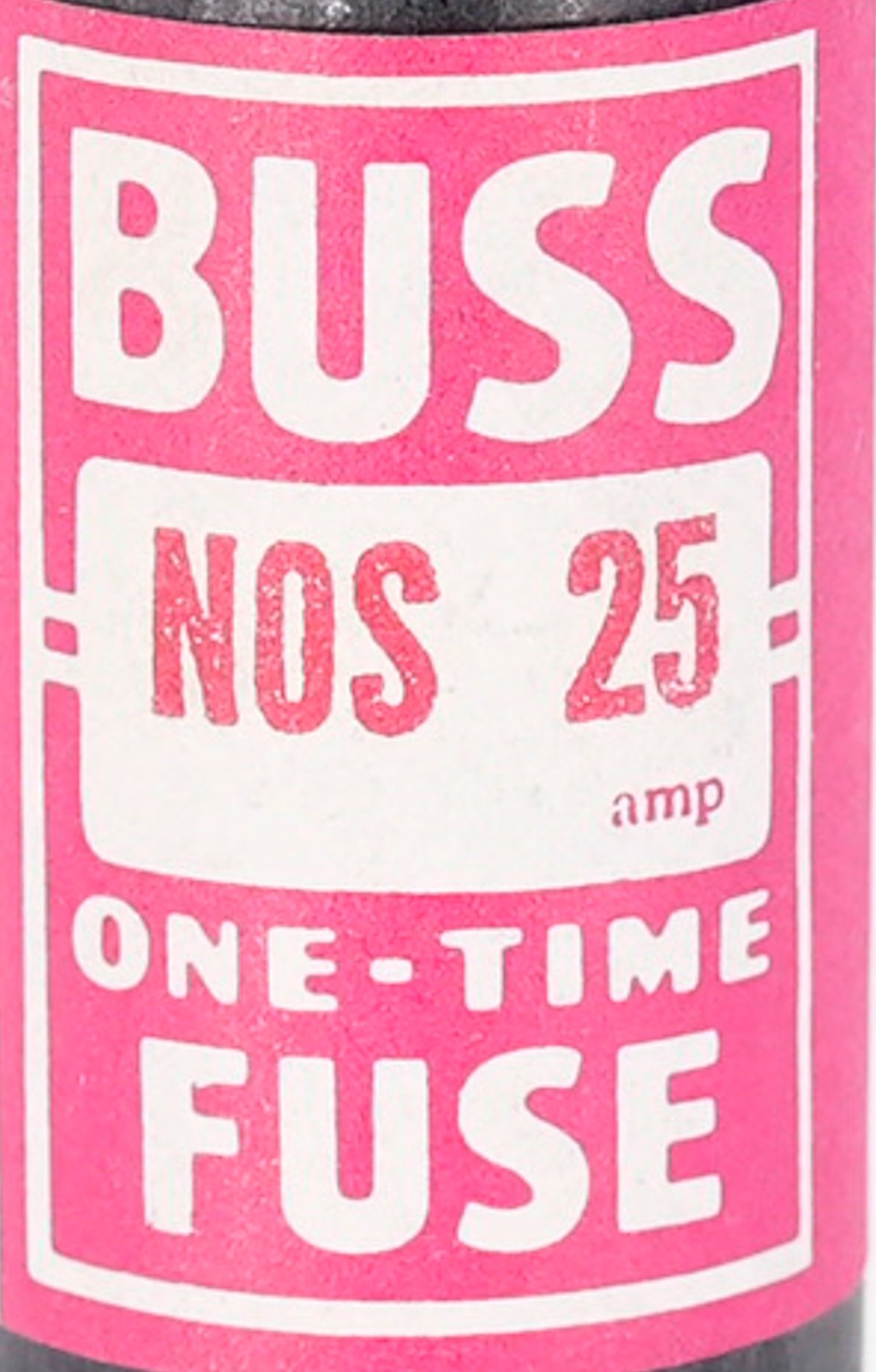 Bussmann Buss NOS 25 One-time Fuse 25A 600V - Open Box
