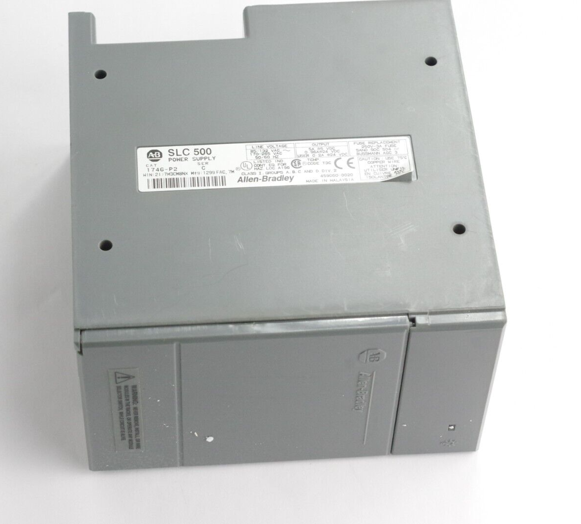 Allen Bradley 1746-P2 Ser C Power Supply Module 1746P2