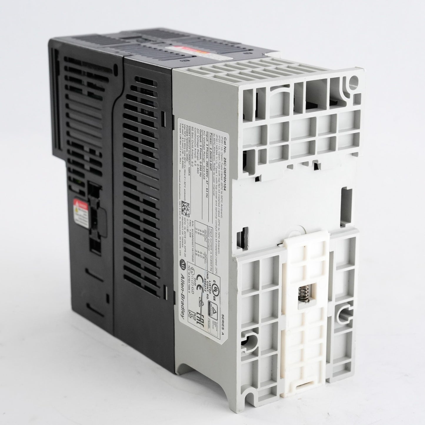 Allen Bradley 25C-D6P0N104 FRN 1.008 PowerFlex 527 Drive 3HP 380-480V 3-Phase