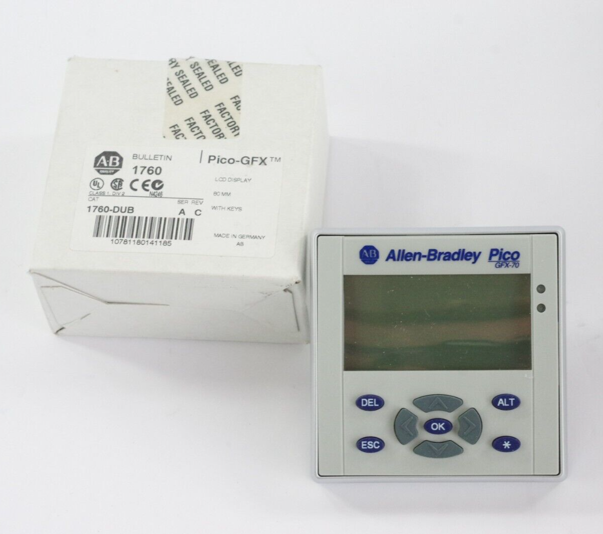 Allen Bradley 1760-DUB Ser A Pico GFX-70 LCD Display - Open Box