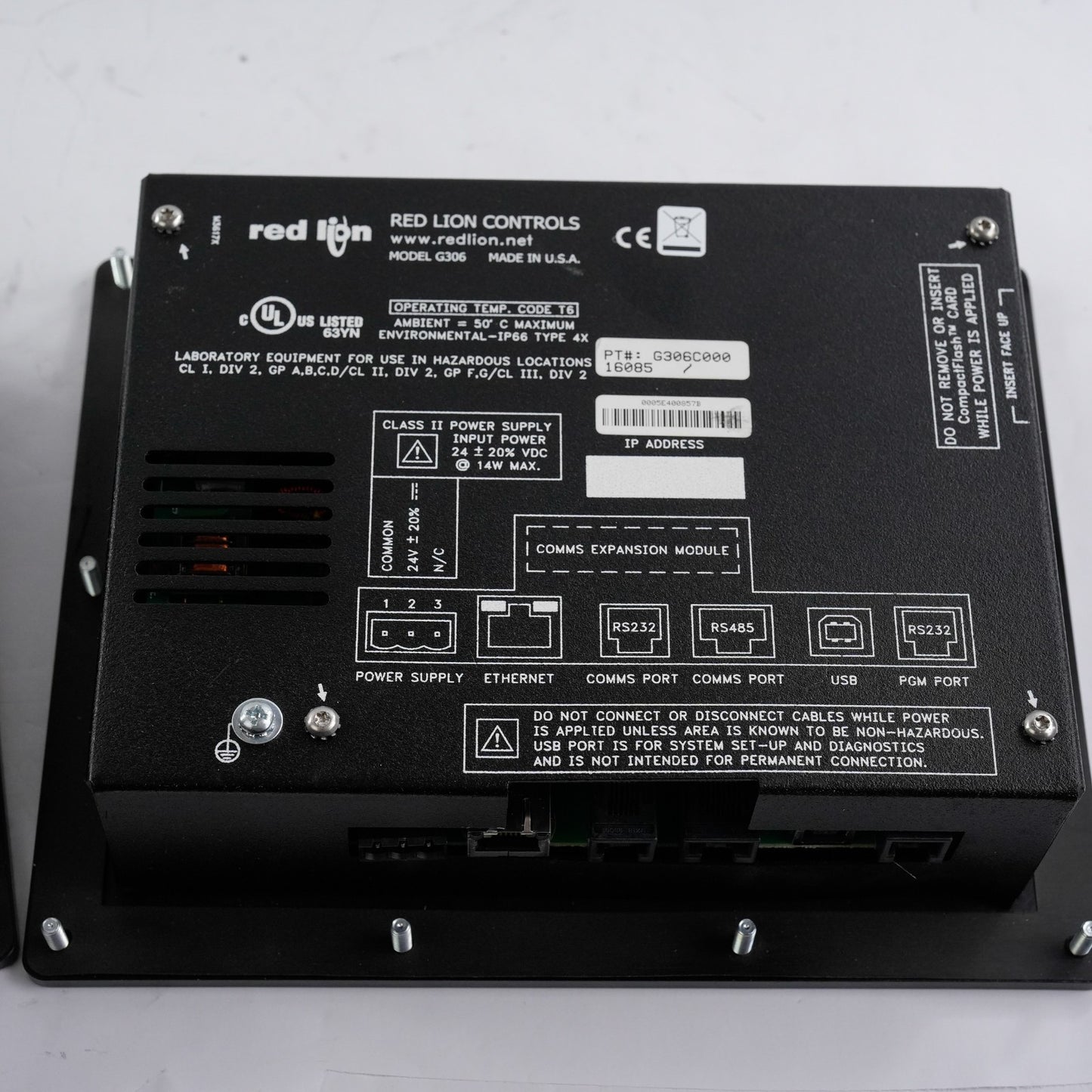 Red Lion Controls G306 / G306C000 Display Panel HMI + 1 Year Warranty