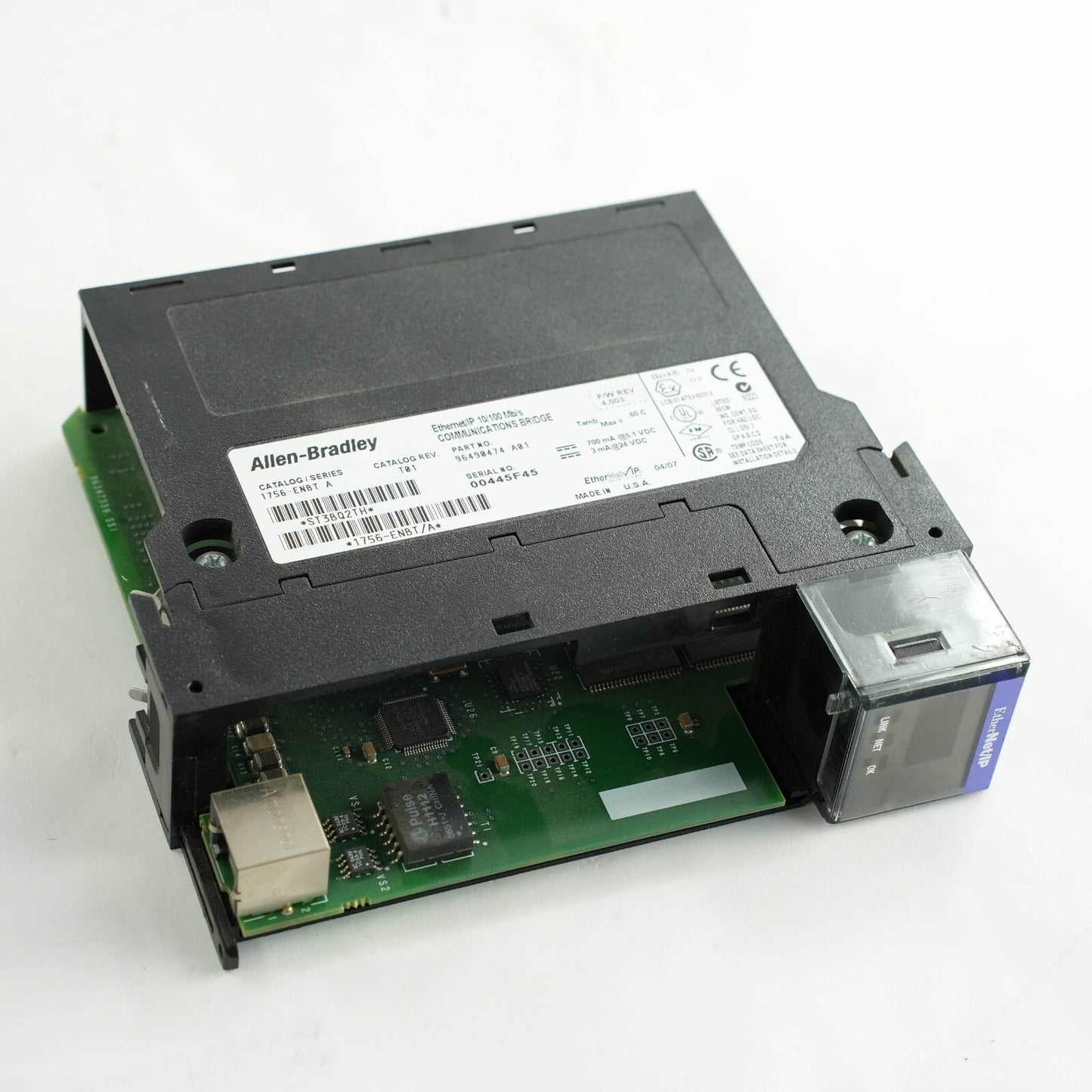 Allen-Bradley 1756-ENBT /A ControlLogix Ethernet/IP Comms Module FW 4.003