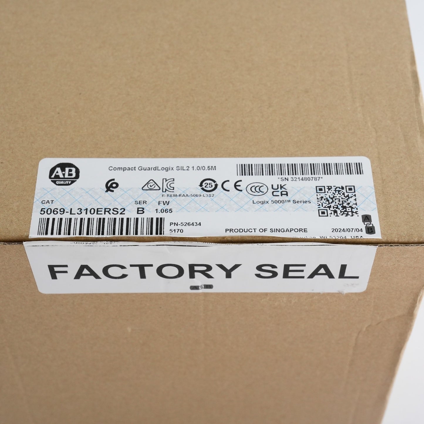 Allen Bradley 5069-L310ERS2 /B SIL2 Safety PLC Controller Compact GuardLogix