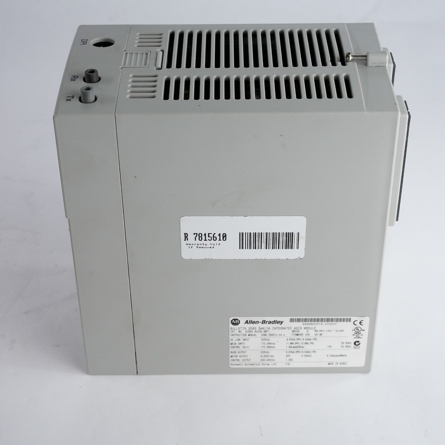 Allen Bradley 2093-AC05-MP1 /A Kinetix 2000 Integrated Axis Module - Refurbished