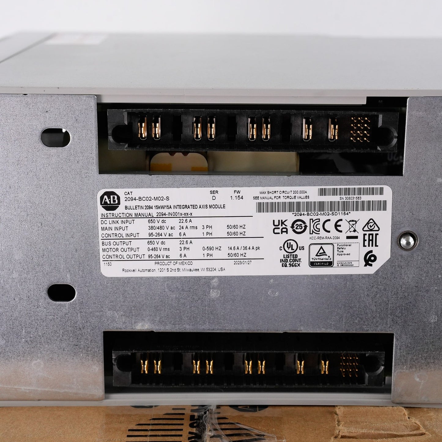 Allen Bradley 2094-BC02-M02-S /D Kinetix 6000 Integrated Axis Module - Open Box