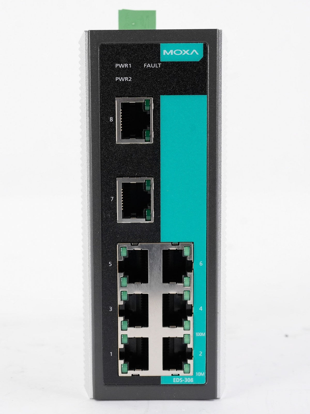 Moxa EDS-308 Unmanaged Ethernet Switch 8-Port EDS308 12/24/48VDC Rev 3.1.0