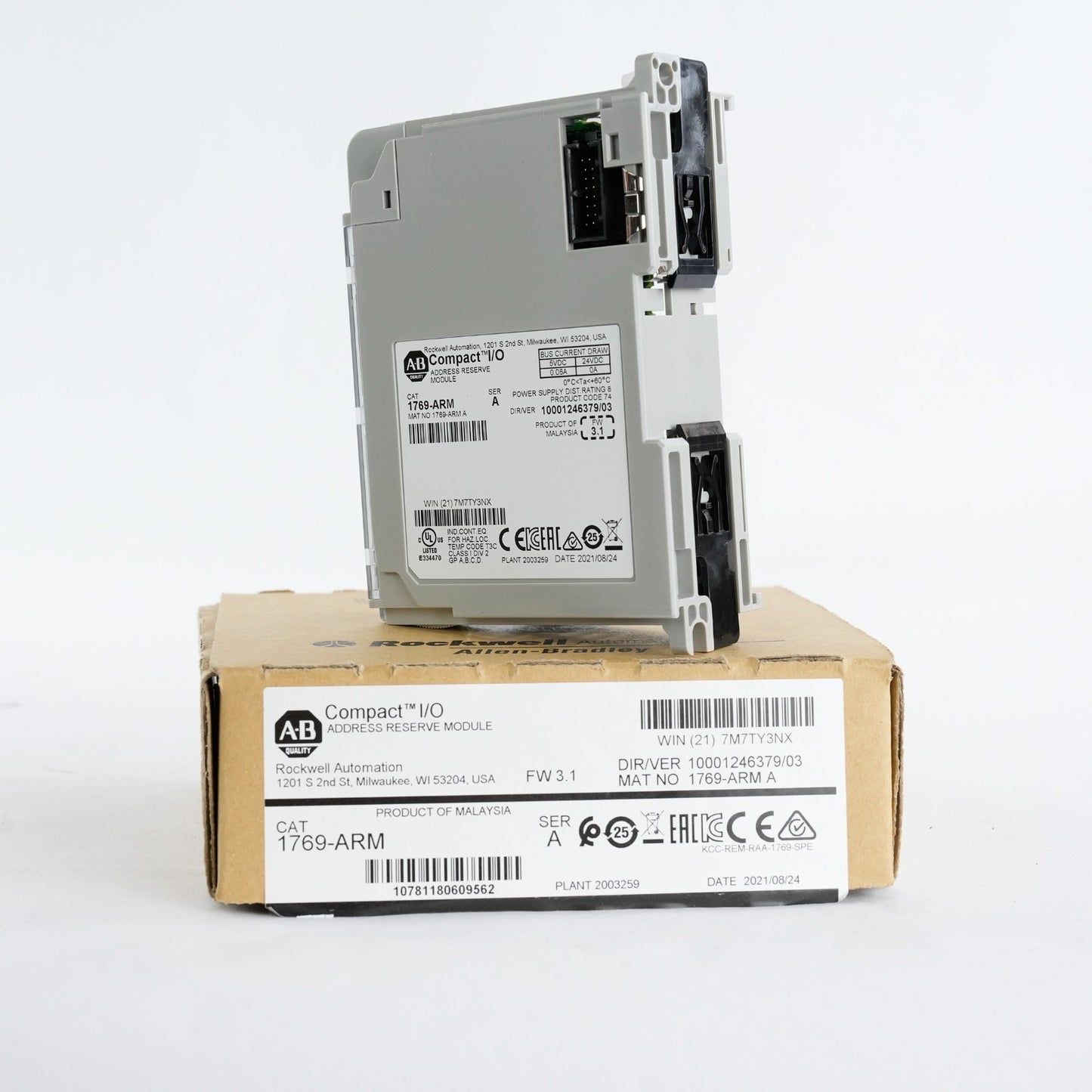 Allen Bradley 1769-ARM /A Compact I/O Address Reserve Module 1769ARM - Open Box
