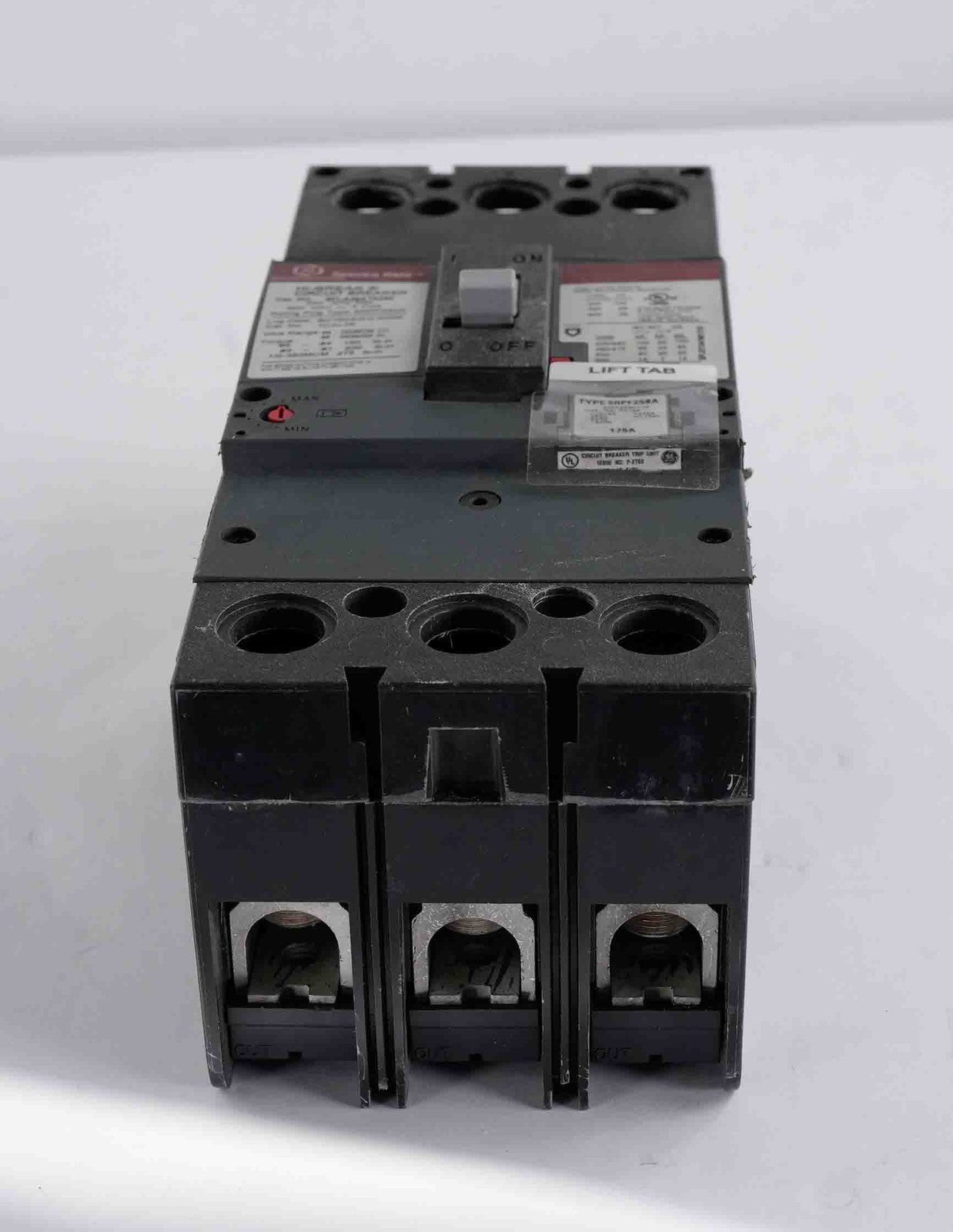 GE SFLA36AT0250 Spectra RMS Circuit Breaker 3 Pole 250 Amp Max 600 VAC