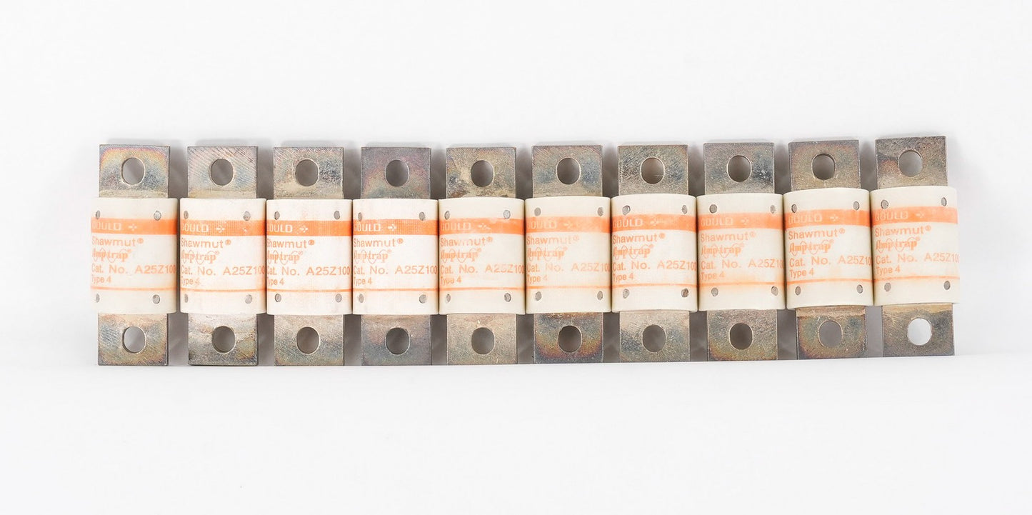 Gould Shawmut A25Z100 Amptrap Fuse Type 4 - Open Box