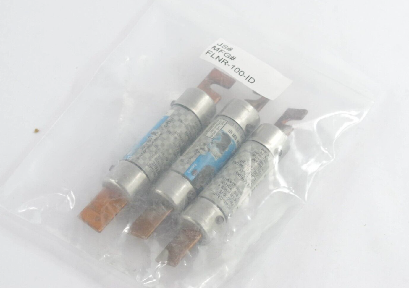 3x Littelfuse FLNR-100-ID / FLNR100ID Indicator Fuse 100A 250V Class RK5