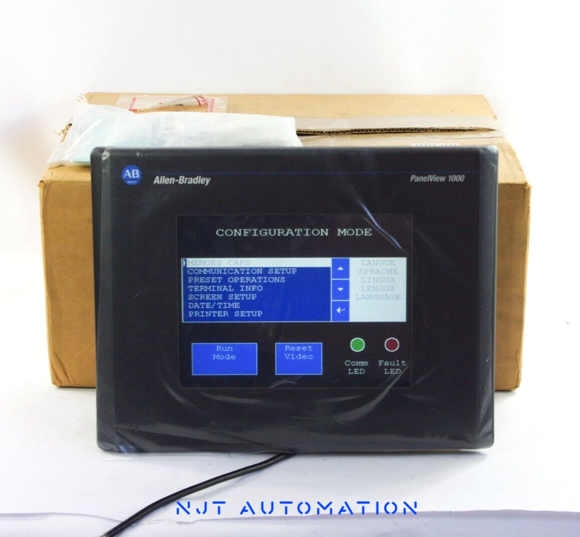 Allen Bradley 2711-T10C15 /D Ser D PanelView 1000 - AB Remanufactured 2014