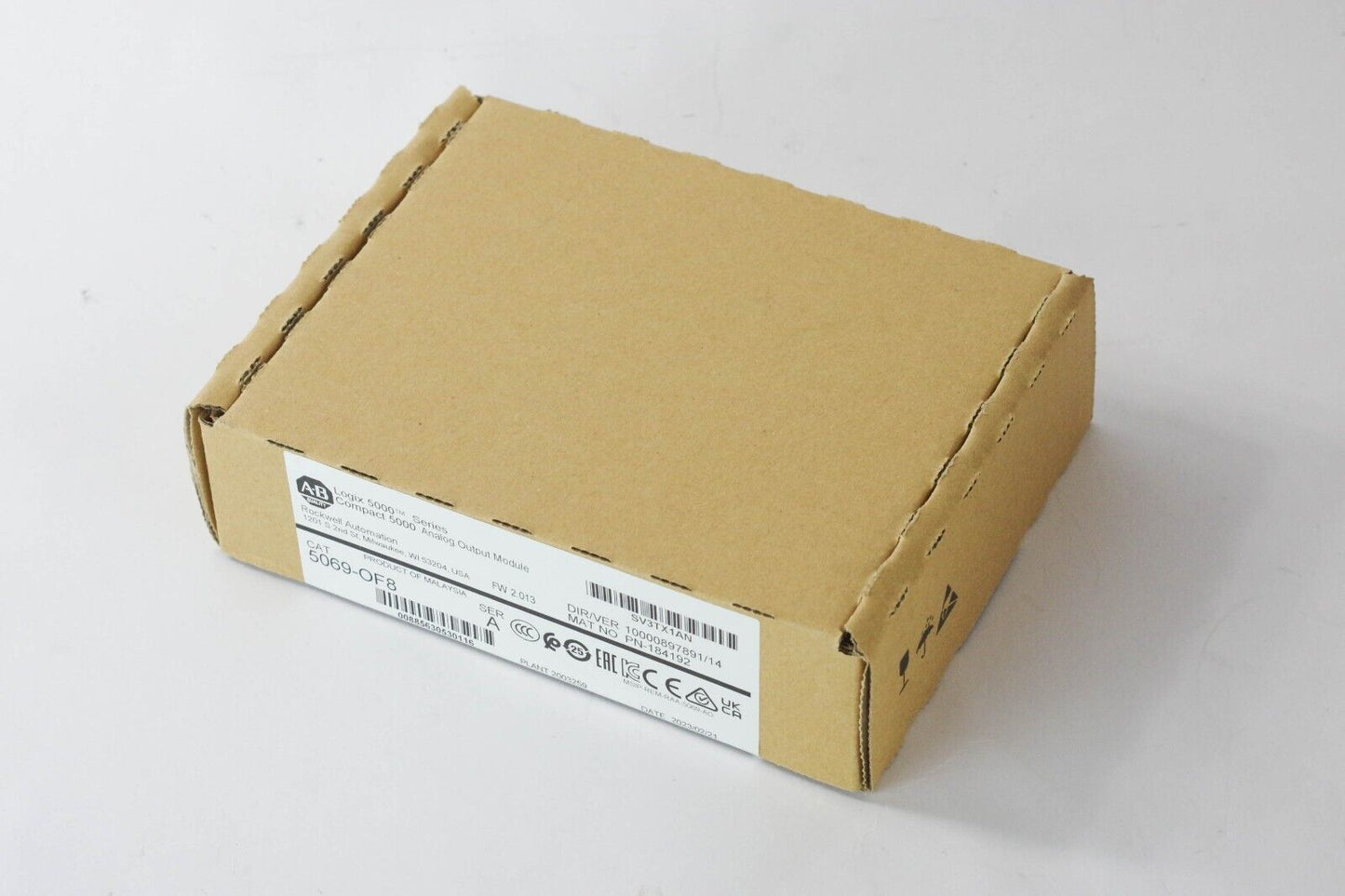 2023 Allen-Bradley 5069-OF8 A Compact 5000 Analog Output Module - Sealed Surplus