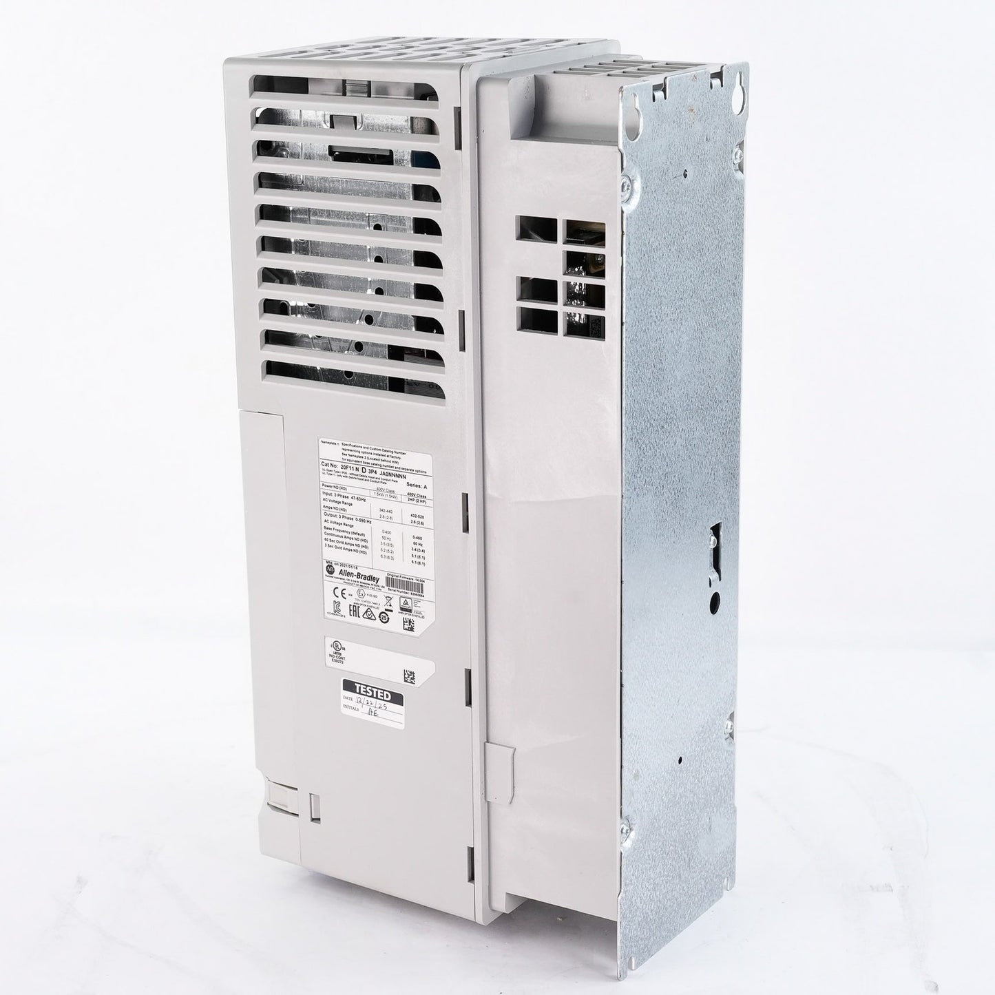 Allen Bradley 20F11ND3P4JA0NNNNN /A PowerFlex 753 AC Drive 480V 2HP 3-Phase