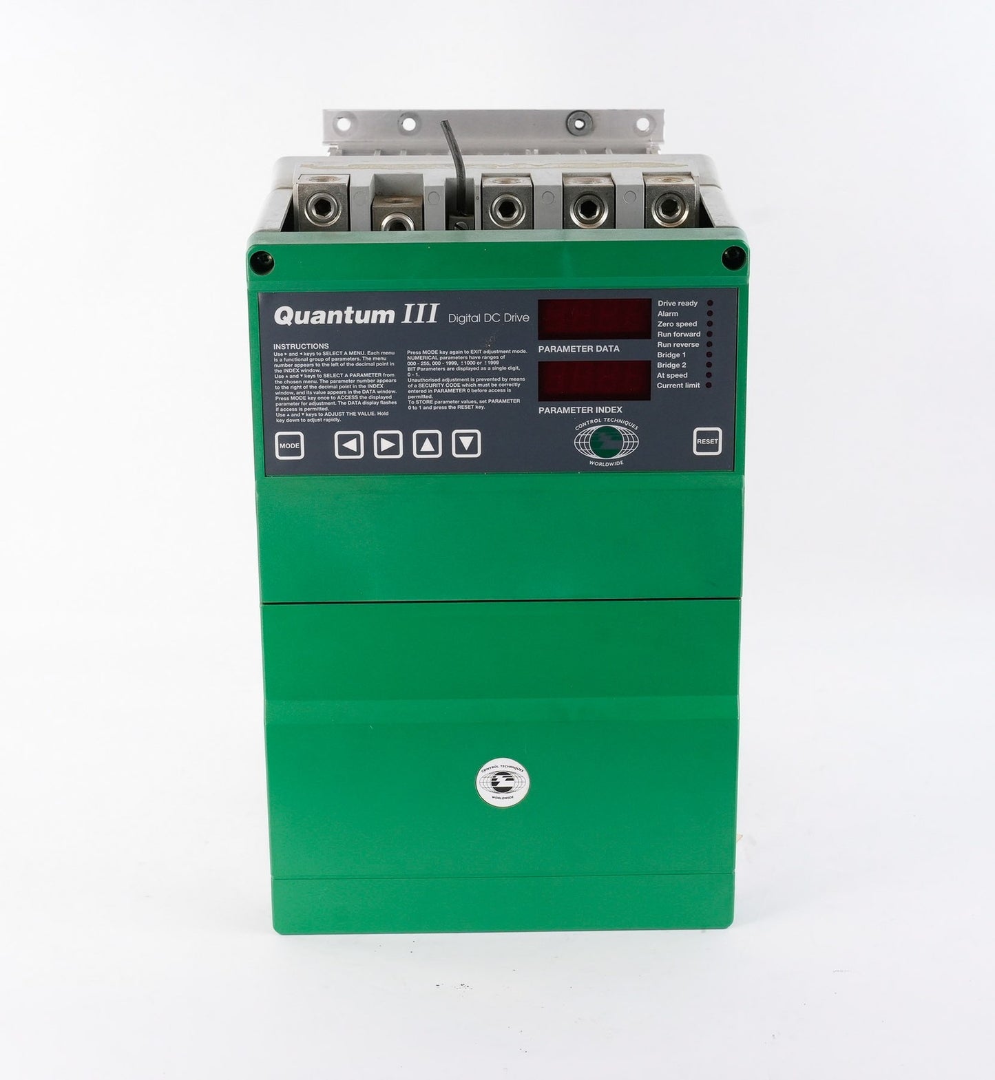 Control Techniques M155-14ICDQ Quantum III Digital DC Drive 75HP M15514ICDQ 9500