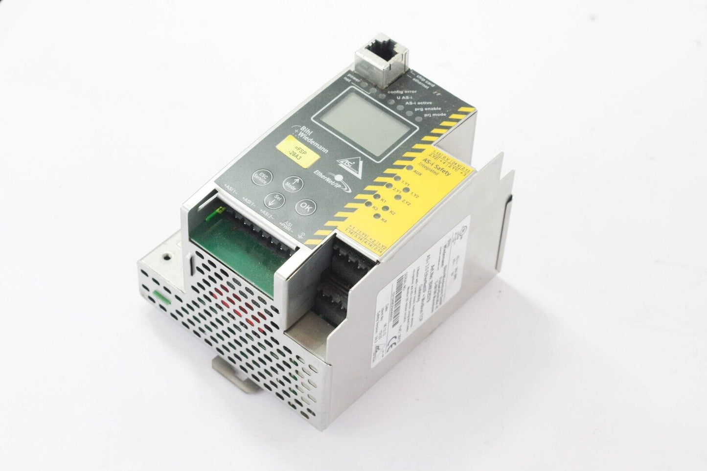 Bihl + Wiedemann BWU2579 3.0 AS-I EtherNet/IP + Modbus Gateway