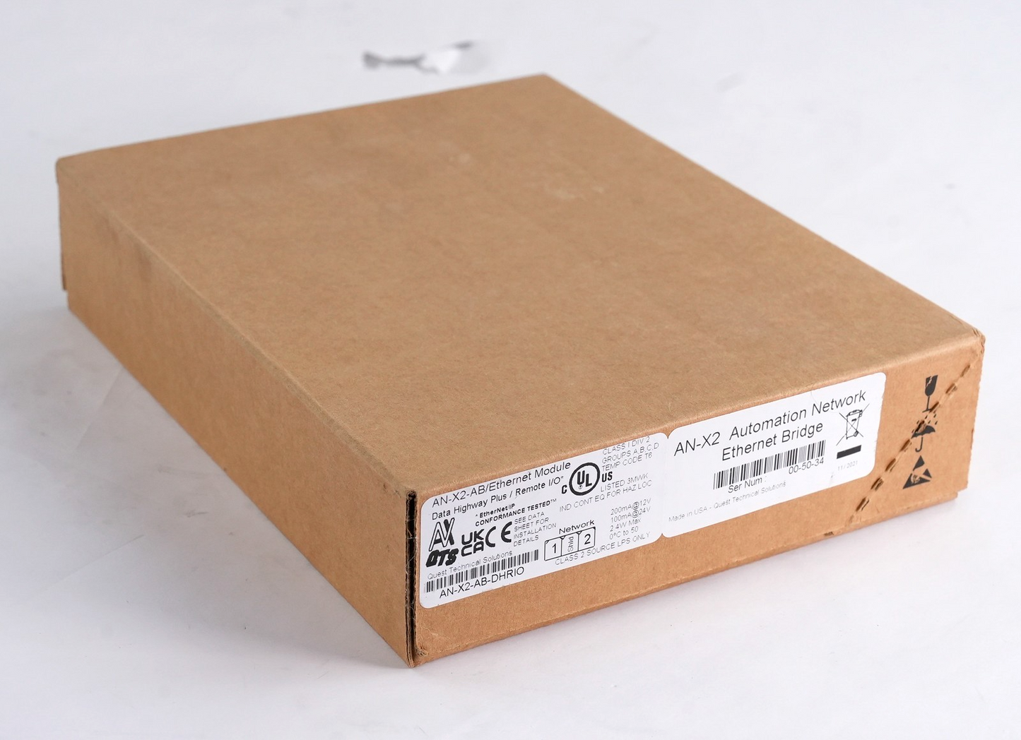 ProSoft AN-X2-AB-DHRIO EtherNet/IP to Remote I/O DH+ Gateway - Sealed Surplus
