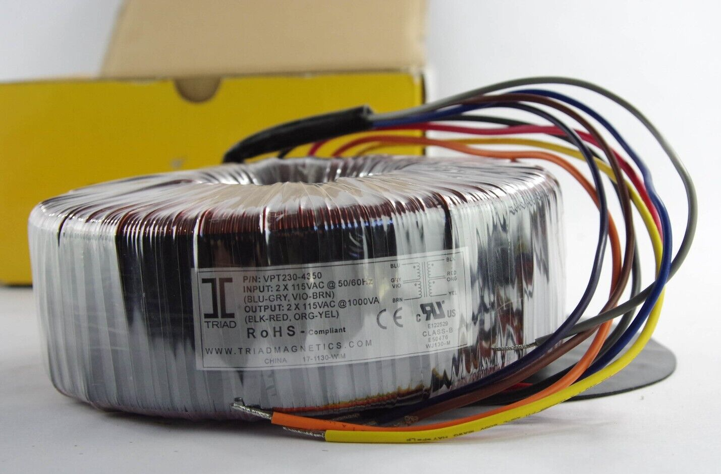 Triad Magnetics VPT230-4350  VPT2304350 Power Transformers 115VAC 50/60Hz 1000VA