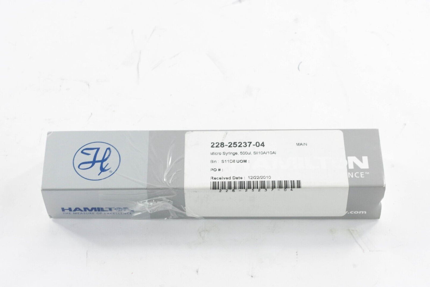 HAMILTON 500µL Micro Syringe # 228-25237-04 - Shimadzu SIL-10A/10Ai/10AF