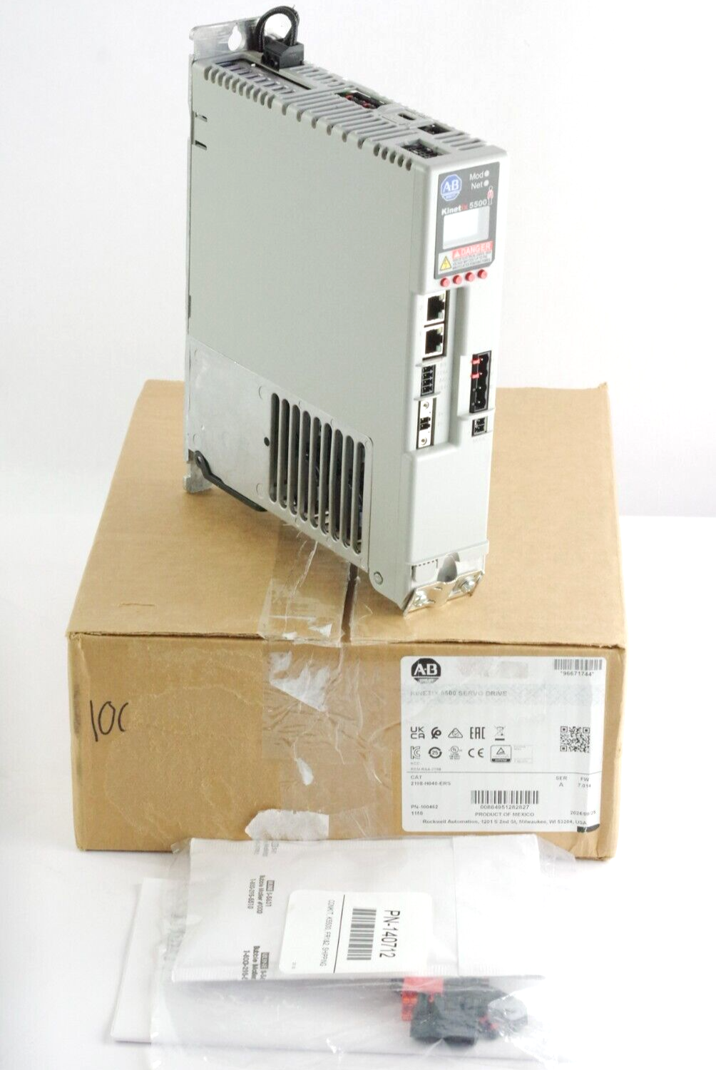 Allen Bradley 2198-H040-ERS Kinetix 5500 Ser A 3-Phase Servo Drive - Open Box