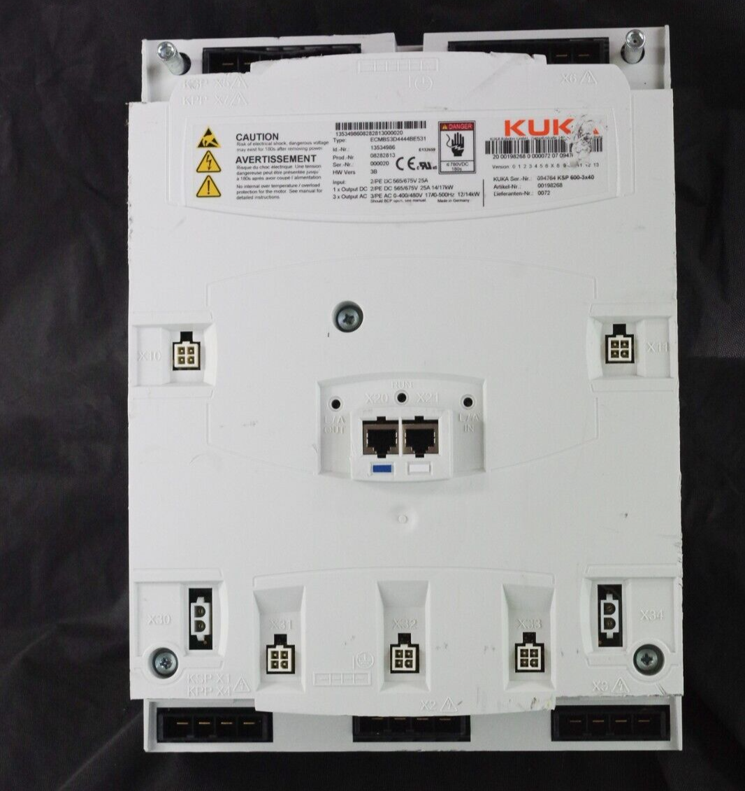 KUKA ECMBS3D4444BE531 Servo Pack Drive Controller KSP 600-3x40 + 1 year Warranty