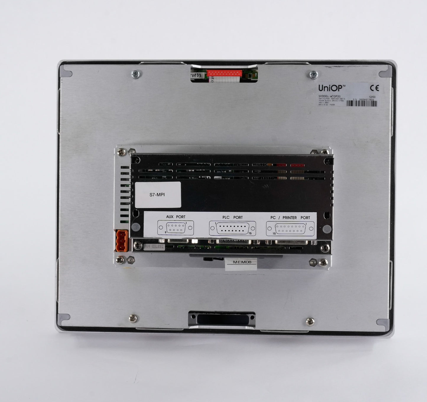 UniOP eTOP33 6ZA1003-7BE10 Operator Interface Display Panel 6ZA10037BE10