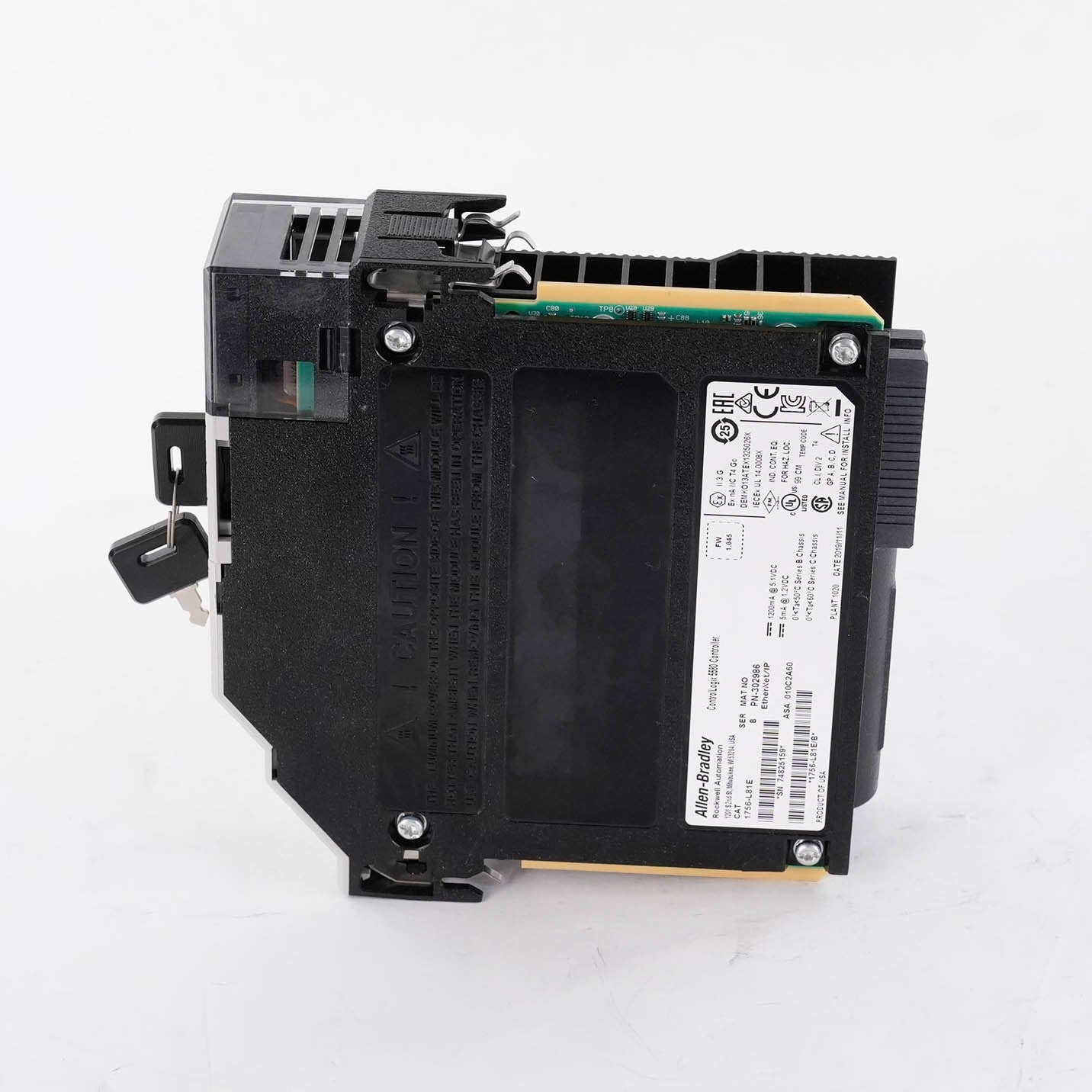 Allen Bradley 1756-L81E Ser B ControlLogix 5580 Controller 3MB Memory 1756L81E