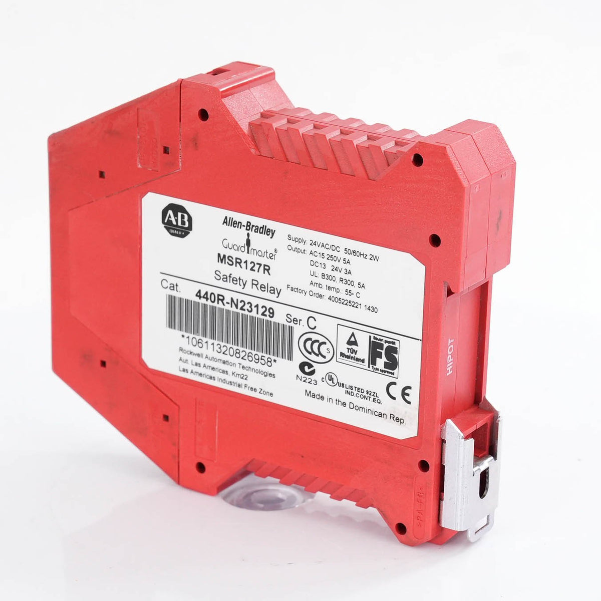 Allen Bradley 440R-N23129 Guardmaster GSR SI Safety Relay 24V DC 440RN23129