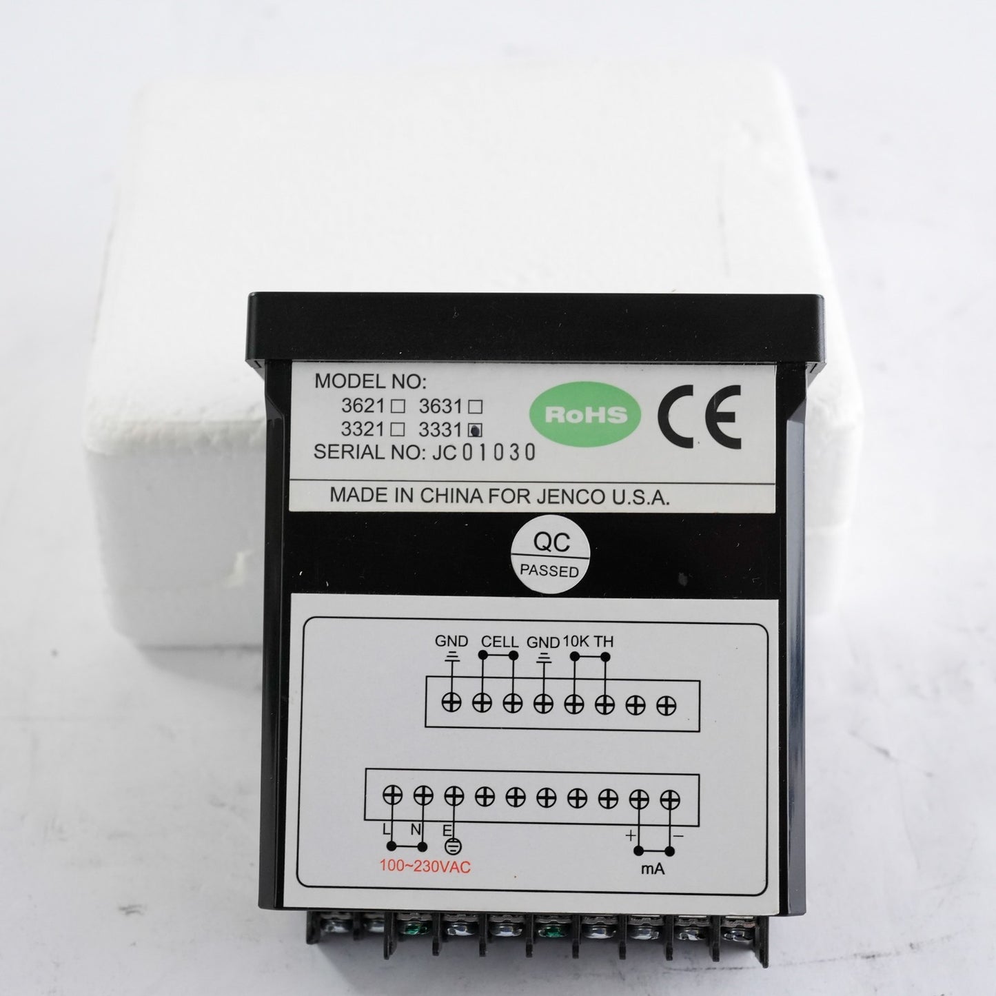 Jenco Instruments Model 3331 Conductivity Transmitter