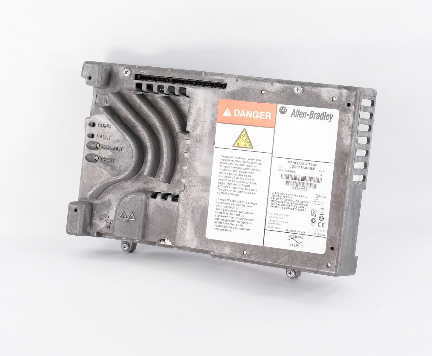Allen Bradley 2711P-RP9A /A PanelView Plus Logic Module 2711PRP9A 120vac