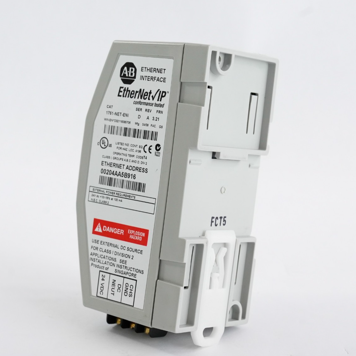 Allen Bradley 1761-NET-ENI /D FRN 3.21 MicroLogix Ethernet Interface Module