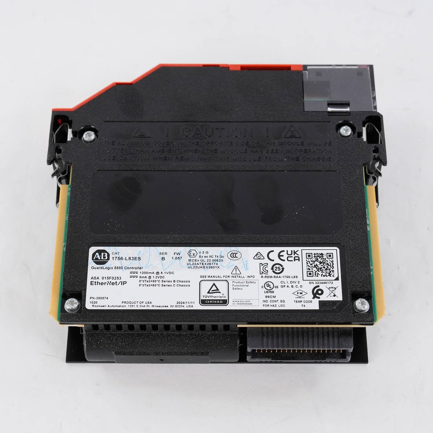 Allen Bradley 1756-L83ES Ser B GuardLogix 5580 Safety Controller(retake pictures