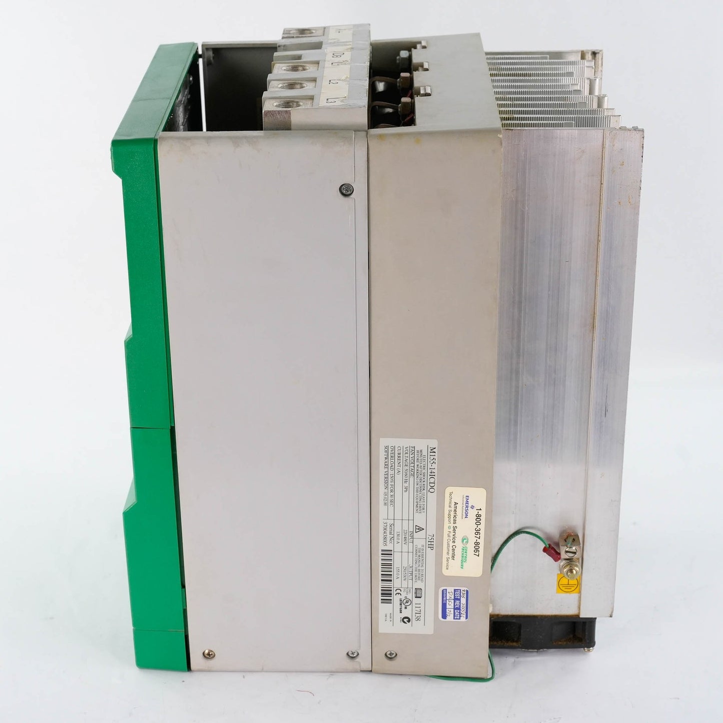Emerson Control Techniques M155-14ICDQ Mentor II Unidrive M100 AC Drive 75HP