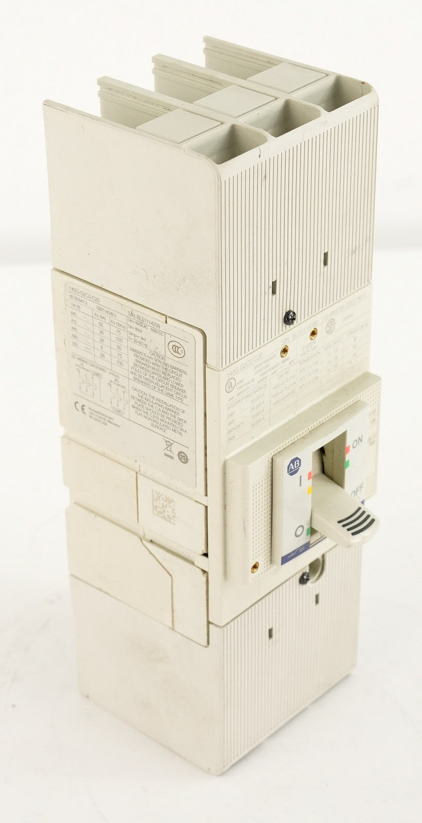 Allen Bradley 140G-G2C3-C20 Circuit Breaker 20A 3-Pole 140GG2C3C20