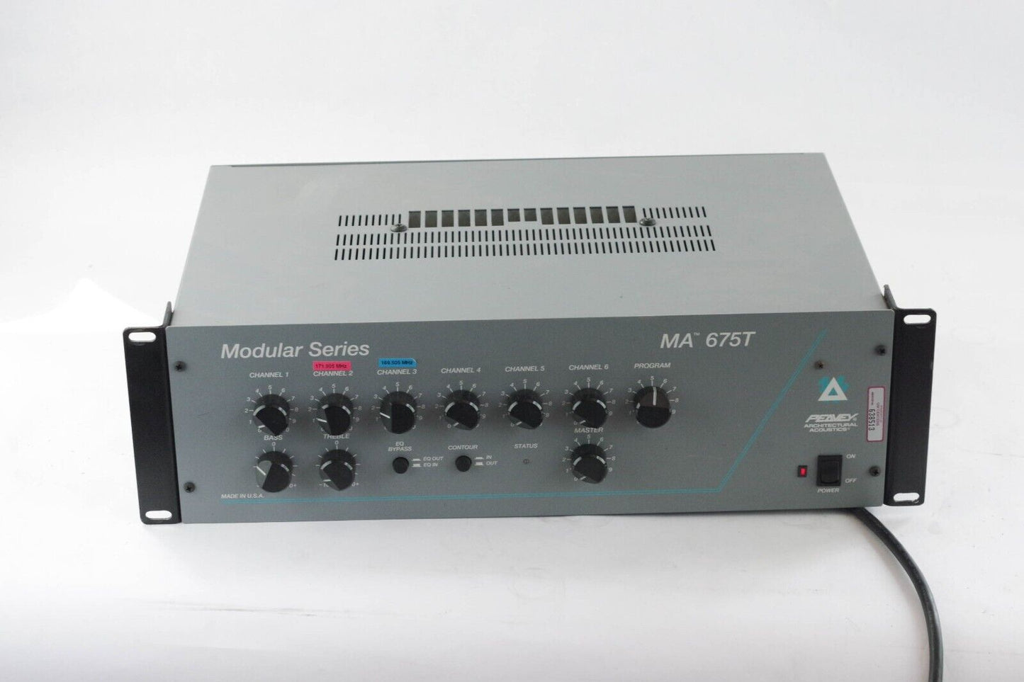 Peavey Powered Mixer Amplifier MA 675T Architectural Acoustics - Great Shape